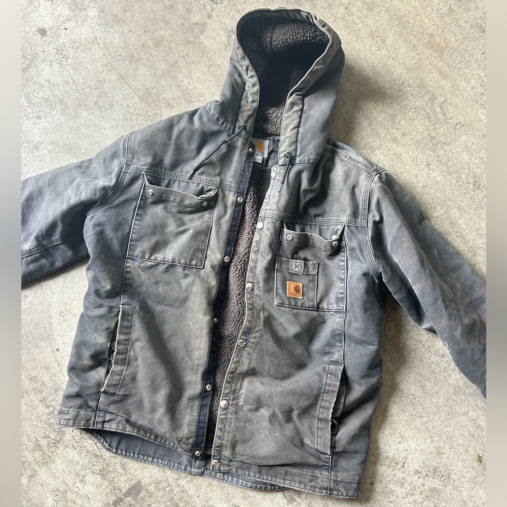Carharrt Jacket with Faux Fur
